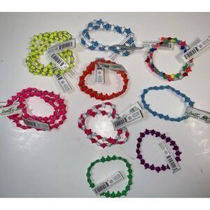 NWT Lot of 17 Fluorescent Turtlez TRRTLZ Friendship Bracelets Various Colors